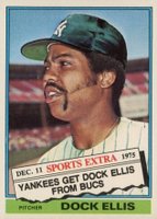 1976 Topps Traded #528T Dock Ellis Baseball Card