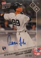 2017 Topps Now  #336A Aaron Judge Autograph Baseball Card