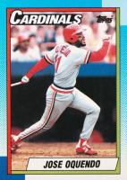 1990 Topps #645 Jose Oquendo Baseball Card