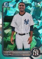 2022 Bowman Chrome Sapphire Edition Prospects #BCP153 Roderick Arias Aqua Baseball Card