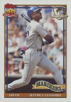 1991 Topps Desert Shield #55 Jeffrey Leonard Baseball Card