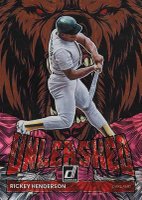 2022 Panini Donruss Unleashed #UL17 Rickey Henderson Pink Fireworks Baseball Card