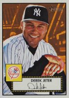 2001 Topps Heritage #11 Derek Jeter Black Back Baseball Card
