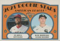 2021 Topps Heritage #187 Jo Adell/Nick Madrigal Baseball Card