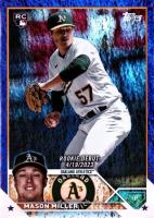 2023 Topps Update #US210 Mason Miller Purple Foil Baseball Card