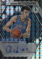 2022 Panini Mosaic Rookie Autographs Mosaic #RAHOL Chet Holmgren Basketball Card