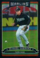 2006 Topps Chrome #215 Miguel Cabrera Black Refractor Baseball Card