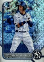 2022 Bowman Mega Box Chrome #17 Oswaldo Cabrera Baseball Card