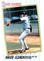 1987 Fleer League Leaders #10 Roger Clemens Baseball Card