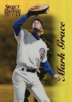 1996 Select Certified #94 Mark Grace Mirror Gold Baseball Card