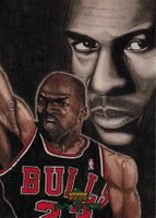 1999 Upper Deck MVP Draw Your Own Tradition Card #W28 Michael Jordan Basketball Card