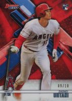 2018 Bowman's Best #1 Shohei Ohtani Red Refractor Baseball Card