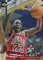 1994 Collector's Choice #402 Michael Jordan Silver Signature Basketball Card