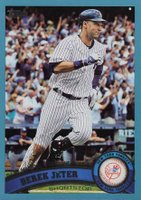 2011 Topps Update #US252 Derek Jeter Wal-Mart Blue Border Baseball Card