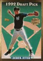 2001 Topps Archives Future Rookie Reprint #6 Derek Jeter Gold Border Baseball Card