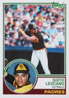 1983 Topps #455 Sixto Lezcano Baseball Card