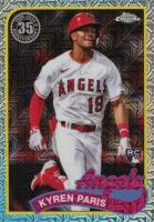 2024 Topps Silver Pack 1989 Chrome Promo #38 Kyren Paris Series 2 Baseball Card