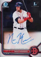2022 Bowman Chrome Prospect Autographs #CPANK Niko Kavadas Baseball Card