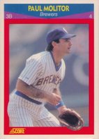 1990 Score Superstars #98 Paul Molitor Baseball Card