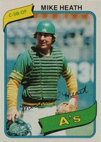 1980 Topps #687 Mike Heath Baseball Card