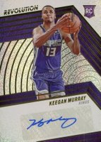 2022 Panini Revolution Rookie Autographs #RAKGM Keegan Murray Basketball Card