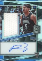 2022 Panini Spectra #208 Paolo Banchero Jersey Autograph Basketball Card