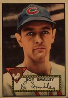1952 Topps #173g Roy Smalley Gray back Baseball Card