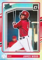 2024 Panini Donruss #187 James Wood Optic-Holo Baseball Card