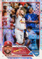 2023 Topps Chrome #143 Albert Pujols X-Fractor Baseball Card