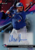 2021 Topps Finest Finest Autographs #AK Alejandro Kirk Baseball Card