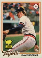 1978 Topps #124 Dave Rozema Baseball Card