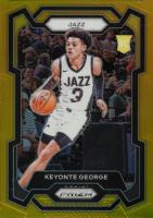 2023 Panini Prizm #127 Keyonte George Gold Basketball Card