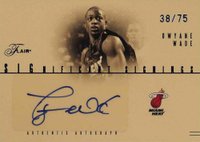 2004 Flair Significant Signings #SS-DW Dwyane Wade Basketball Card