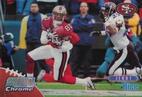 1998 Stadium Club Chrome  #SCC14 Jerry Rice Refractor Football Card