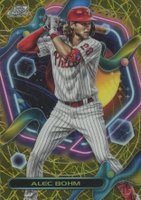 2023 Topps Cosmic Chrome #142 Alec Bohm Gold Interstellar Baseball Card