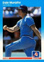 1987 Fleer #522 Dale Murphy Baseball Card