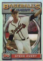 1993 Finest #160 Steve Avery Refractor Baseball Card