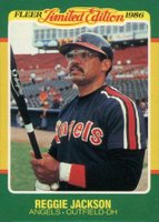 1986 Fleer Limited Edition #26 Reggie Jackson Baseball Card