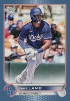 2022 Topps Mini #US57 Jake Lamb Blue Baseball Card