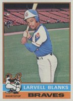 1976 Topps #127 Larvell Blanks Baseball Card