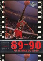 1999 Upper Deck Michael Jordan Retires Jumbo #6 Michael Jordan 89/90 Timeframe Basketball Card