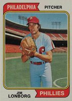 1974 Topps #342 Jim Lonborg Baseball Card