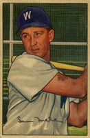 1952 Bowman #15 Sam Mele Baseball Card