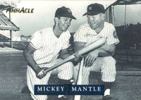 1992 Pinnacle Mickey Mantle #26 Mick & Billy Baseball Card