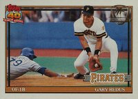 1991 Topps Desert Shield #771 Gary Redus Baseball Card