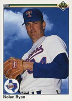 1990 Upper Deck #734 Nolan Ryan No Stripe Baseball Card