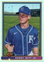2021 Bowman Chrome 1991 Bowman #BW Bobby Witt Jr. Baseball Card