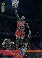 1995 Collector's Choice  #195 Michael Jordan Player's Club Platinum Basketball Card