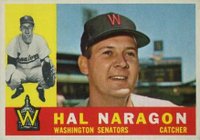 1960 Topps #231 Hal Naragon Baseball Card