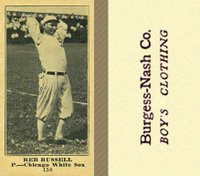 1916 Burgess-Nash Co. #150 Reb Russell Baseball Card